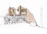 Disegno ricostruttivo di una culina