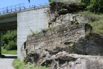 Villeneuve, loc. Champrotard. Tratto di strada romana