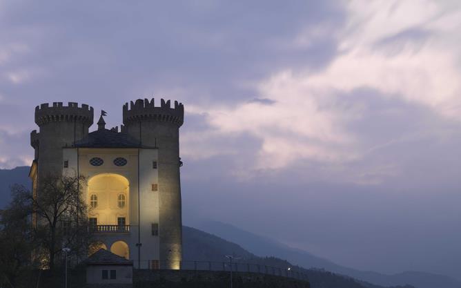 Vallée d'Aoste. Aymavilles, château.