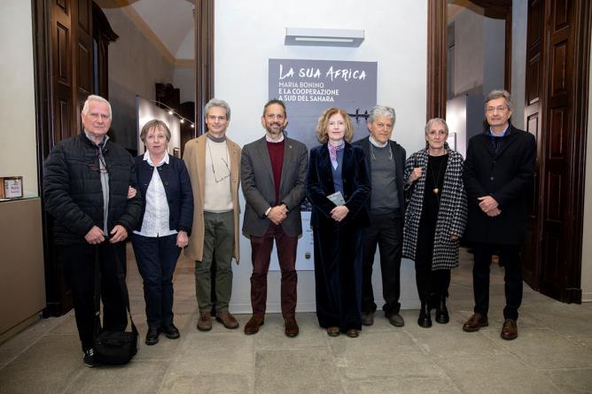 10 mars 2023, inauguration de l'exposition "La sua Africa".