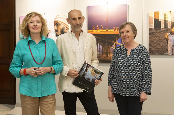 Martedì 20 giugno 2023. Inaugurazione, presso l'Hôtel des États di Aosta, della mostra fotografica "Andrea Alborno. Storie di viaggio".