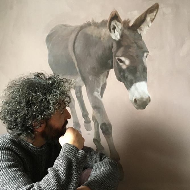 L'artista Marco Bettio