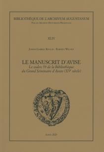Copertina del volume "Le manuscrit d'Avise"