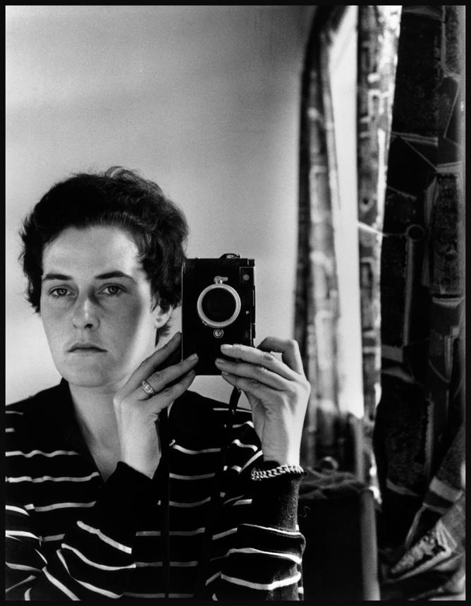 Inge Morath, "Autoportrait".